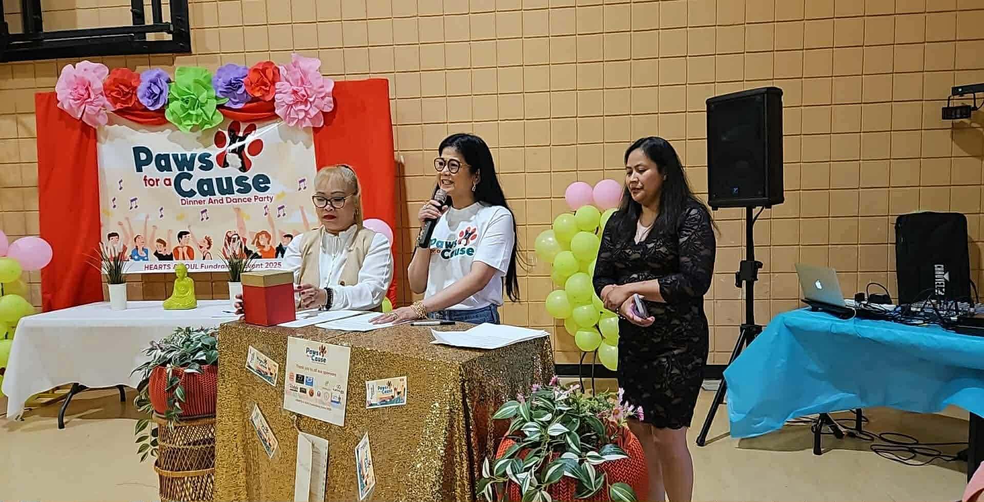 Volunteers with Dog